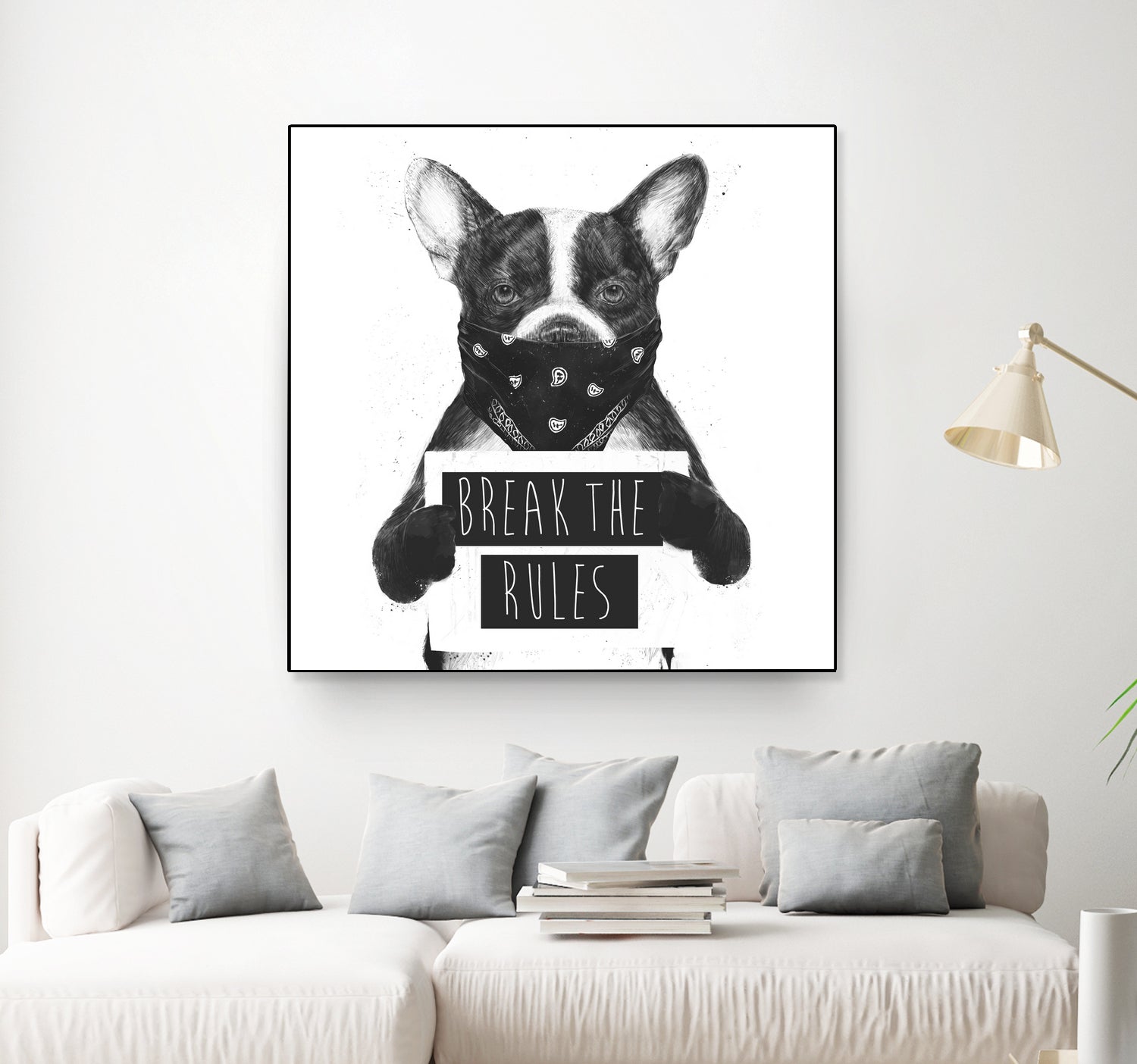 Rebel dog by Solti Balázs on GIANT ART - white digital drawing