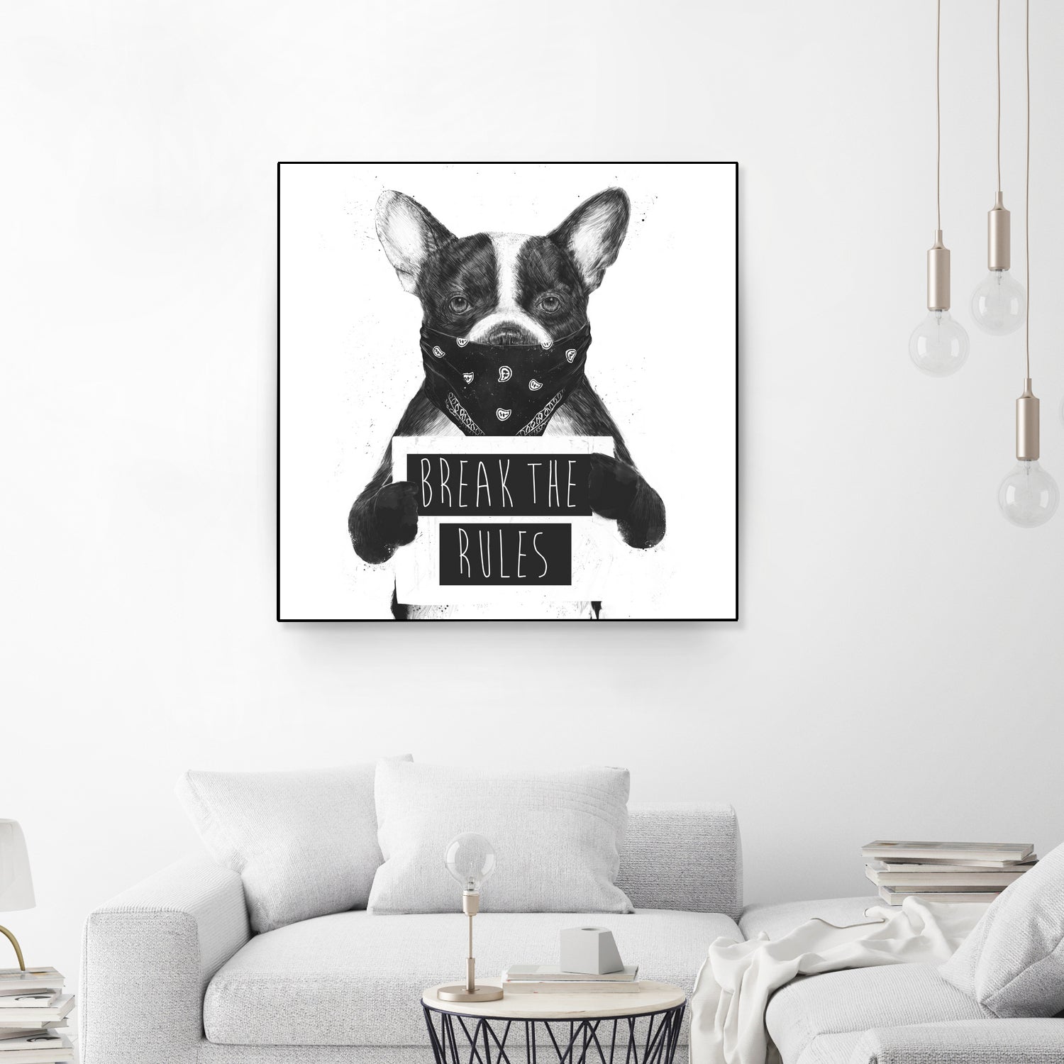 Rebel dog by Solti Balázs on GIANT ART - white digital drawing