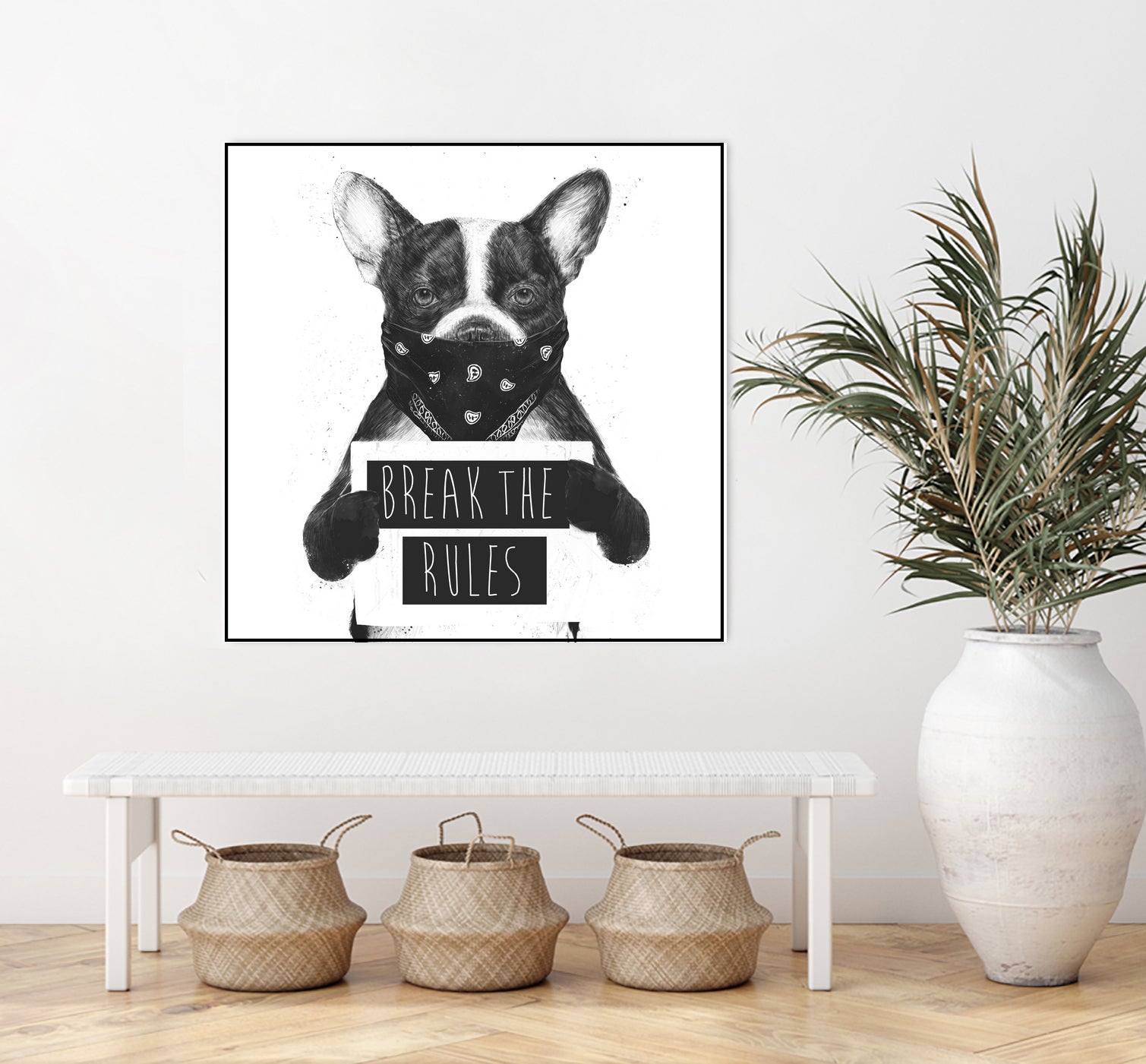 Rebel dog by Solti Balázs on GIANT ART - white digital drawing