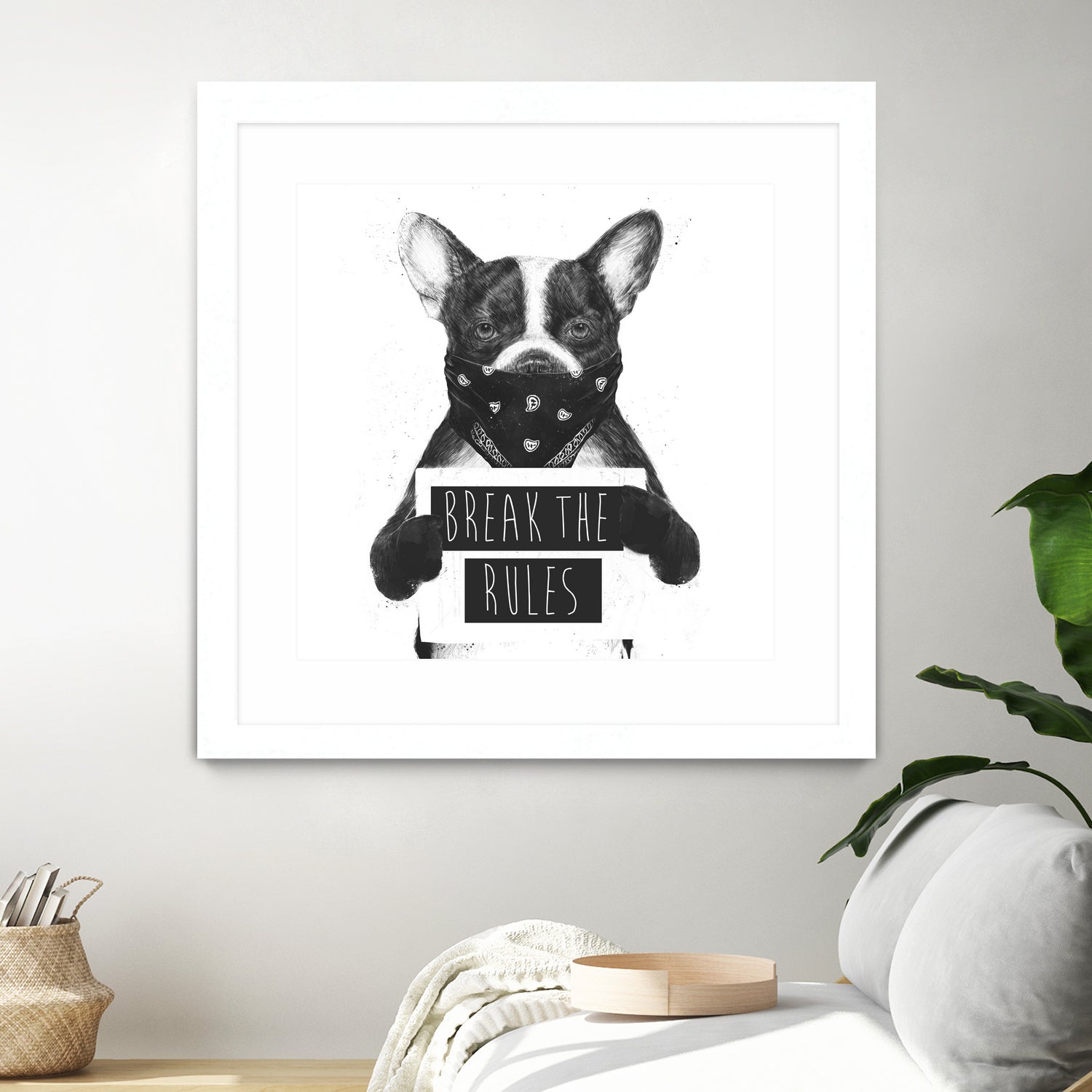 Rebel dog by Solti Balázs on GIANT ART - white digital drawing