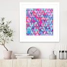 Lovely geometric #13 by Amir Faysal on GIANT ART - pink digital drawing