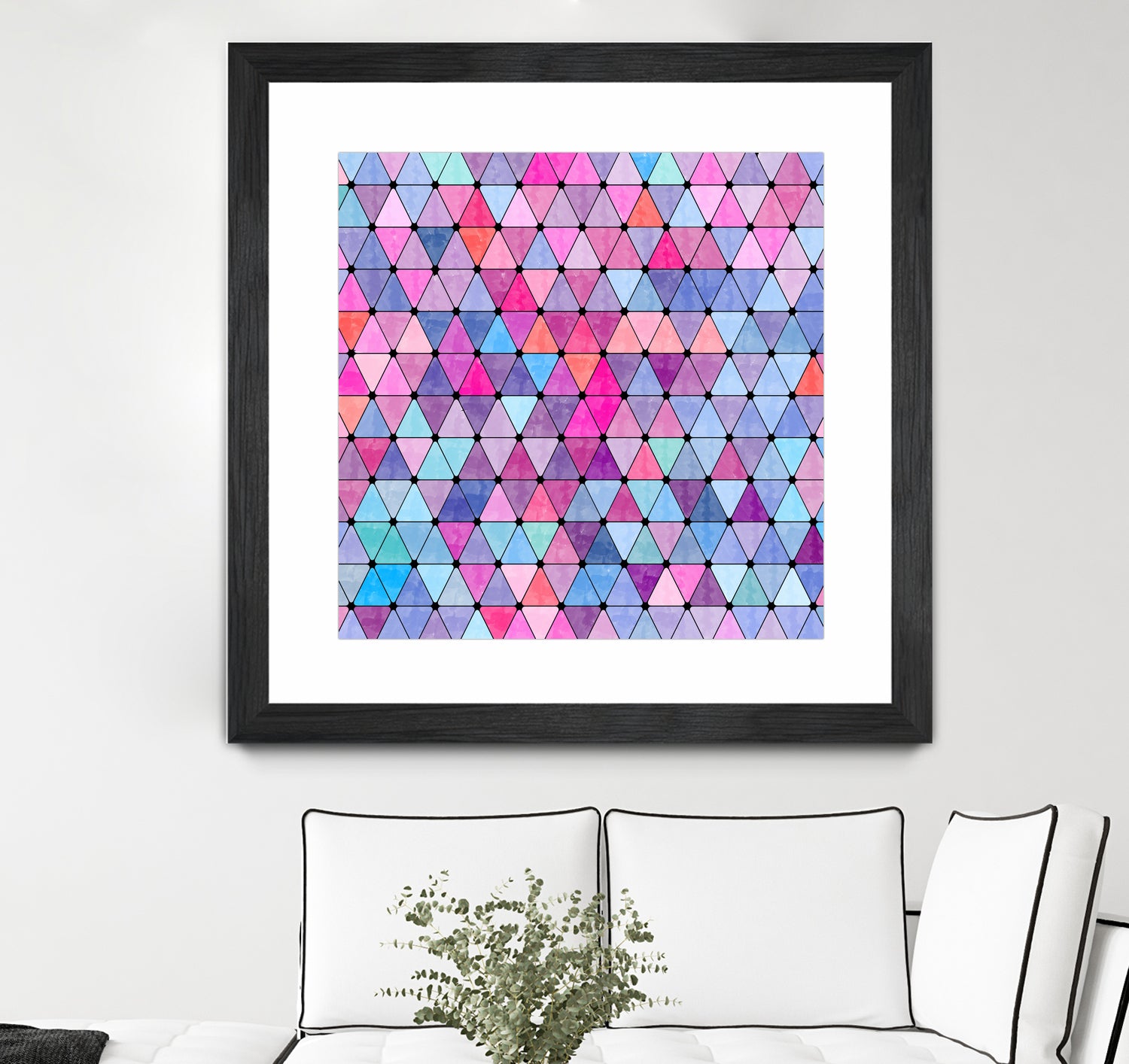 Lovely geometric #13 by Amir Faysal on GIANT ART - pink digital drawing