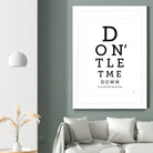 Don't Let Me Down The Beatles by Rafael Gomes on GIANT ART - white typography