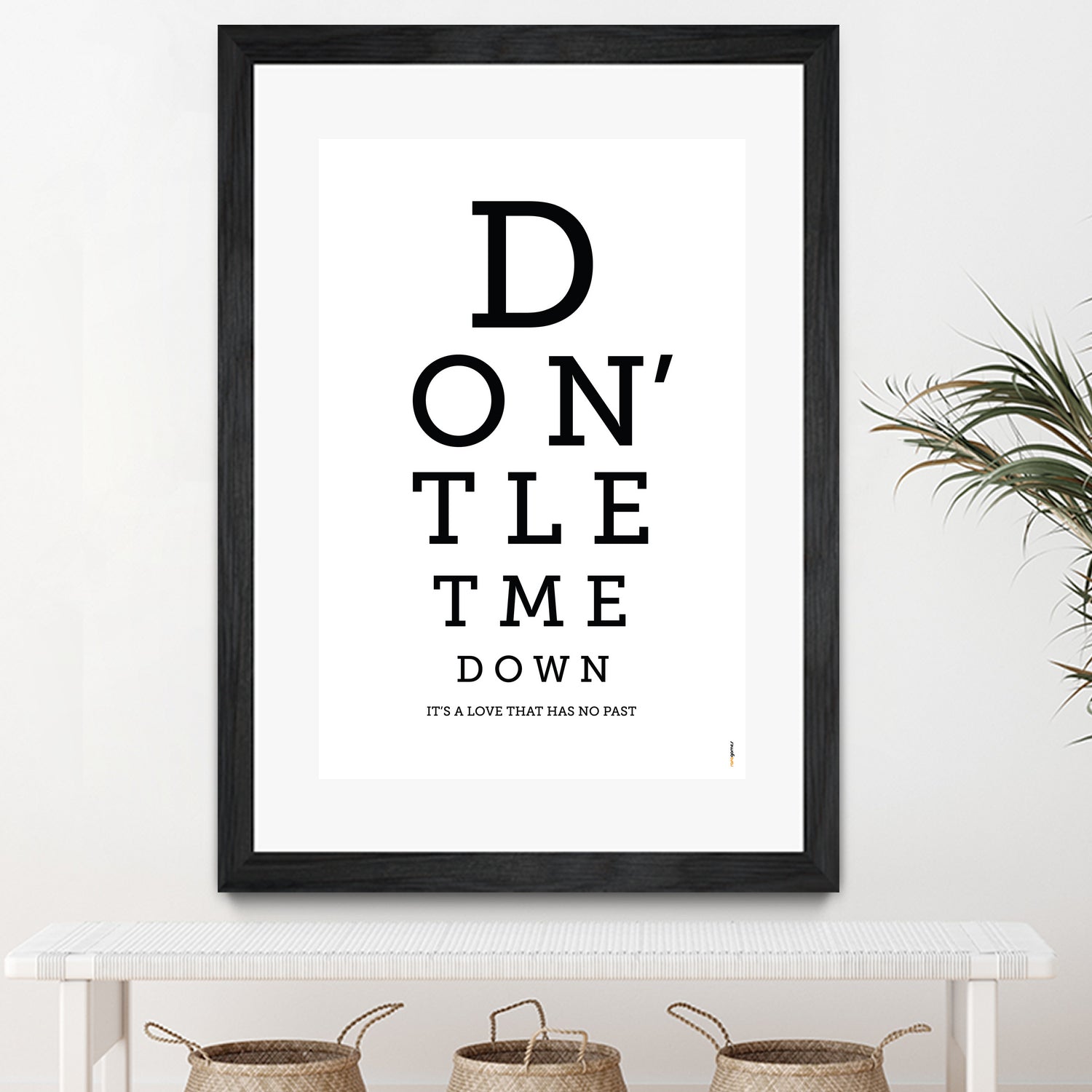 Don't Let Me Down The Beatles by Rafael Gomes on GIANT ART - white typography