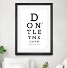 Don't Let Me Down The Beatles by Rafael Gomes on GIANT ART - white typography