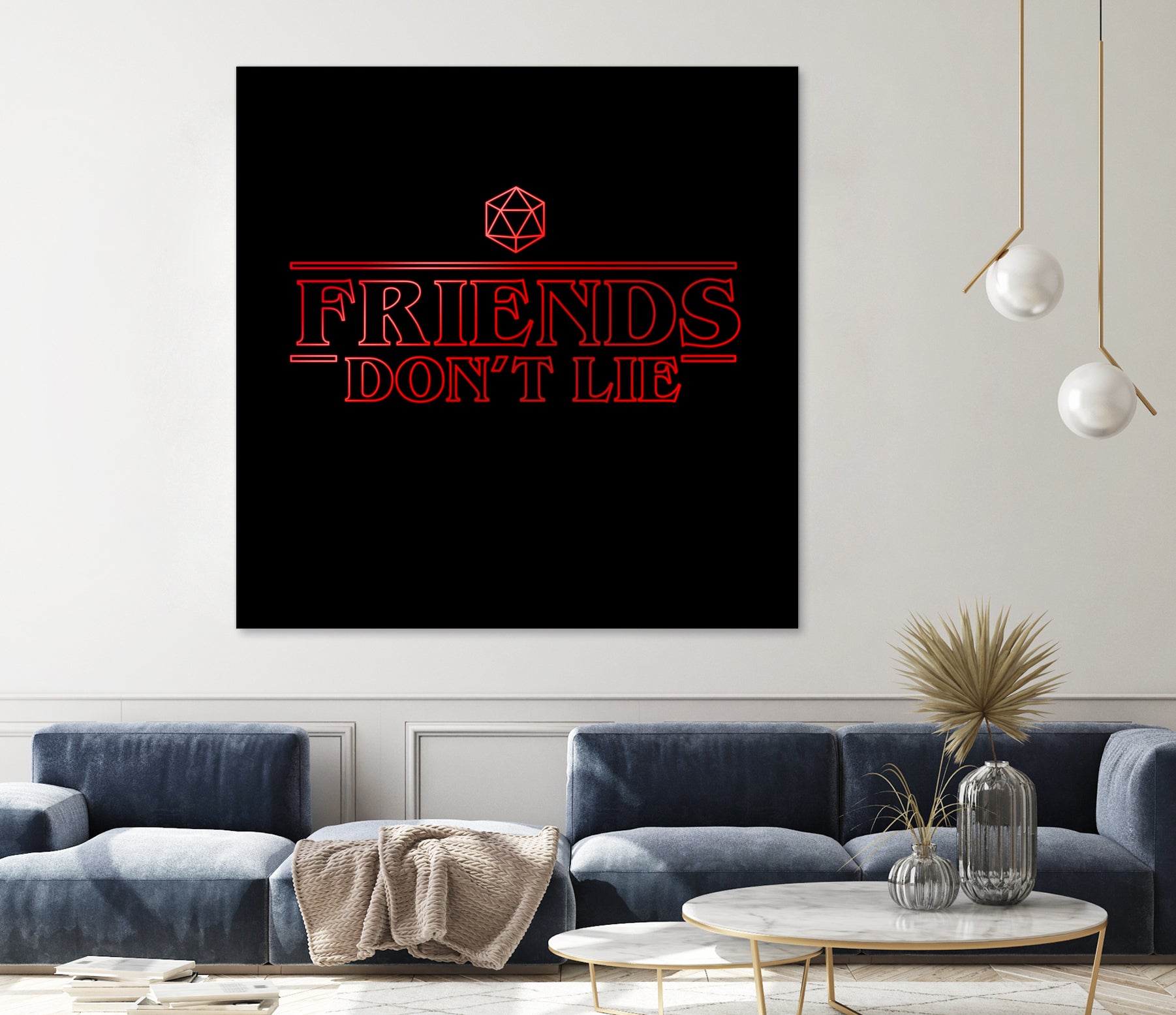 Friends Don't Lie by Rafael Gomes on GIANT ART - black digital drawing