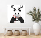 Xmas panda by Solti Balázs on GIANT ART - white digital drawing