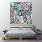 Jellyfishes by salome mikaberidze on GIANT ART - blue digital painting