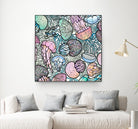 Jellyfishes by salome mikaberidze on GIANT ART - blue digital painting