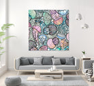 Jellyfishes by salome mikaberidze on GIANT ART - blue digital painting