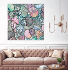 Jellyfishes by salome mikaberidze on GIANT ART - blue digital painting