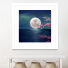 Luna by Elena Bragioto on GIANT ART - blue digital painting