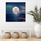 Luna by Elena Bragioto on GIANT ART - blue digital painting