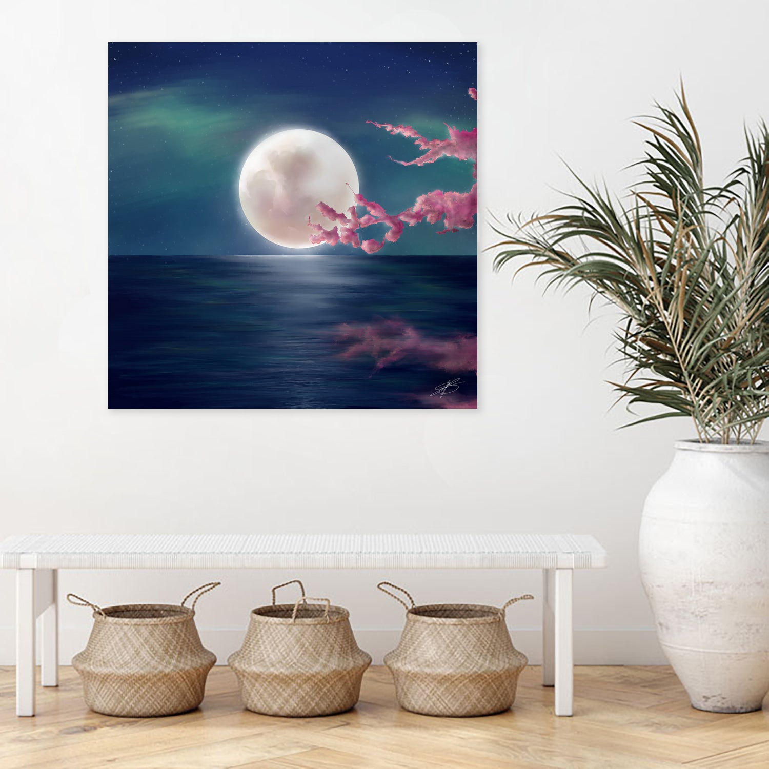 Luna by Elena Bragioto on GIANT ART - blue digital painting