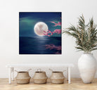 Luna by Elena Bragioto on GIANT ART - blue digital painting