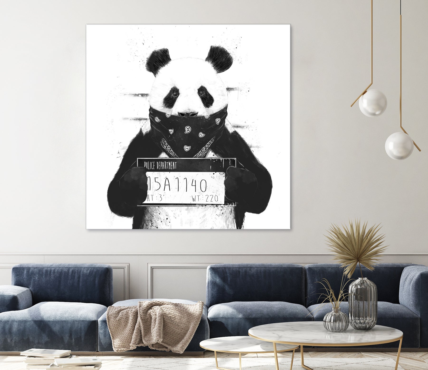 Bad panda by Solti Balázs on GIANT ART - white digital drawing