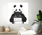 Bad panda by Solti Balázs on GIANT ART - white digital drawing