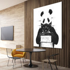 Bad panda by Solti Balázs on GIANT ART - white digital drawing