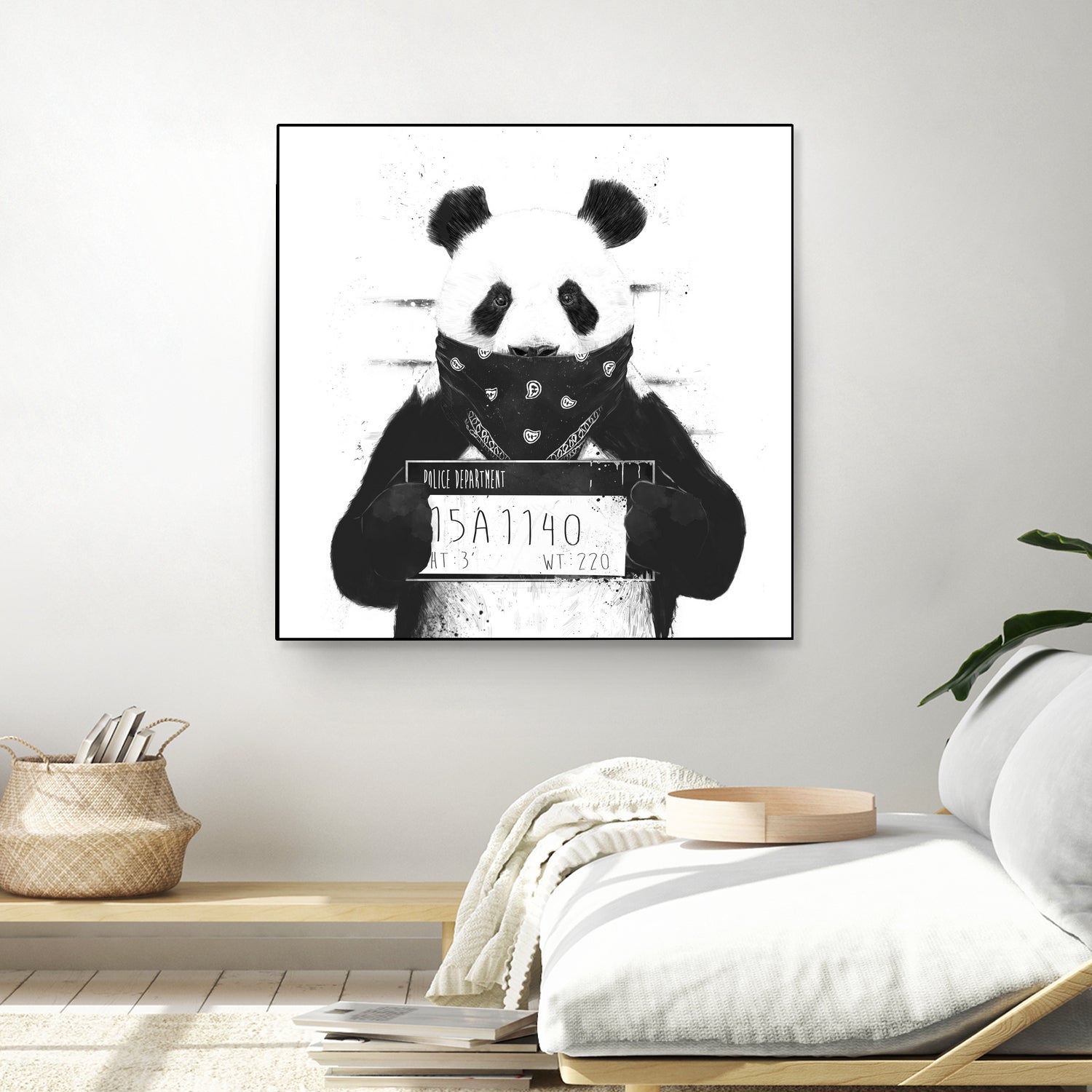 Bad panda by Solti Balázs on GIANT ART - white digital drawing