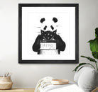 Bad panda by Solti Balázs on GIANT ART - white digital drawing