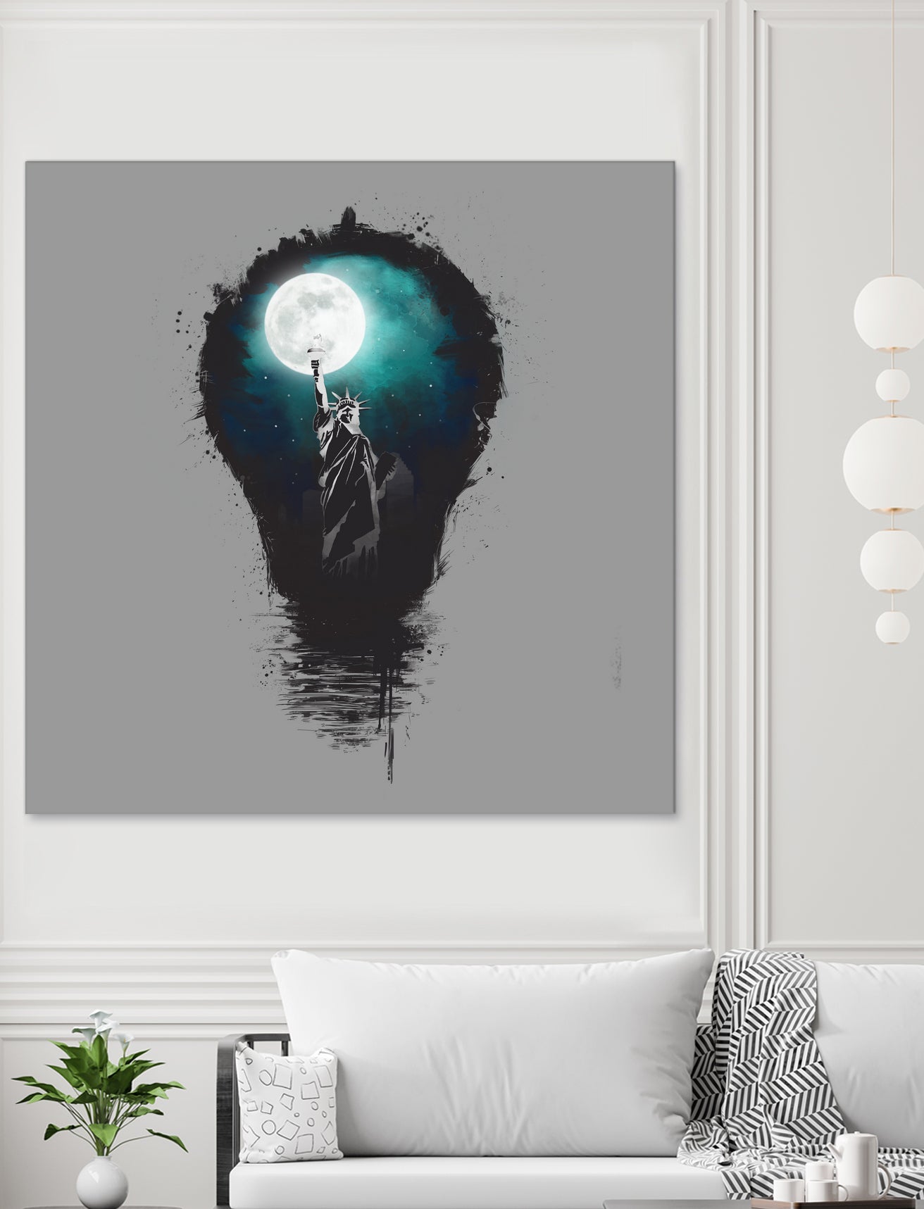 Big city lights by Solti Balázs on GIANT ART - black digital painting