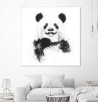 Funny panda by Solti Balázs on GIANT ART - white digital drawing