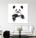 Funny panda by Solti Balázs on GIANT ART - white digital drawing