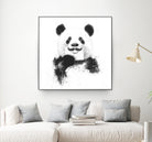 Funny panda by Solti Balázs on GIANT ART - white digital drawing