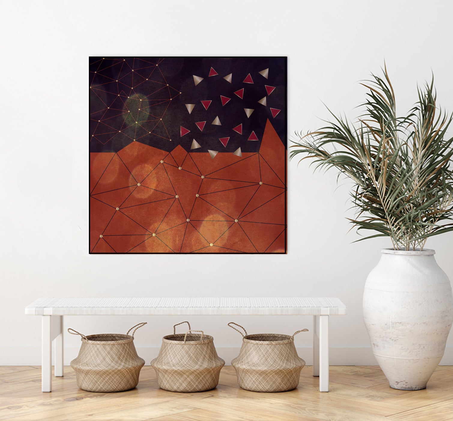 Magic Night by Mirella Pavesi on GIANT ART - brown digital painting