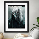 Atomic Blonde by Claudio Tosi on GIANT ART - blue digital painting