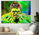 The Incredible Hulk by Daniel Janda on GIANT ART - fuchsia digital painting