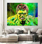 The Incredible Hulk by Daniel Janda on GIANT ART - fuchsia digital painting