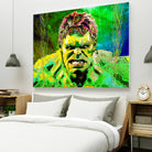 The Incredible Hulk by Daniel Janda on GIANT ART - fuchsia digital painting