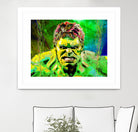 The Incredible Hulk by Daniel Janda on GIANT ART - fuchsia digital painting