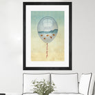 balloon fish by Vin Zzep on GIANT ART - white digital painting