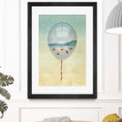 balloon fish by Vin Zzep on GIANT ART - white digital painting