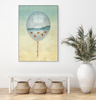 balloon fish by Vin Zzep on GIANT ART - white digital painting