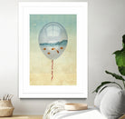 balloon fish by Vin Zzep on GIANT ART - white digital painting