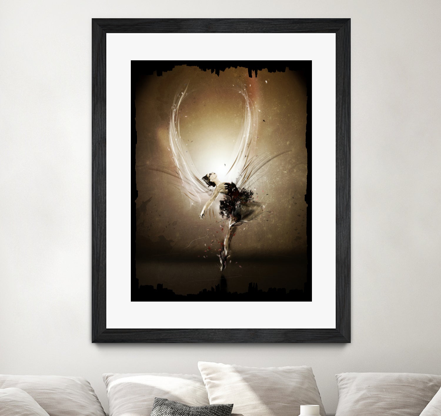 The Black Swan by Claudio Tosi on GIANT ART - black digital painting