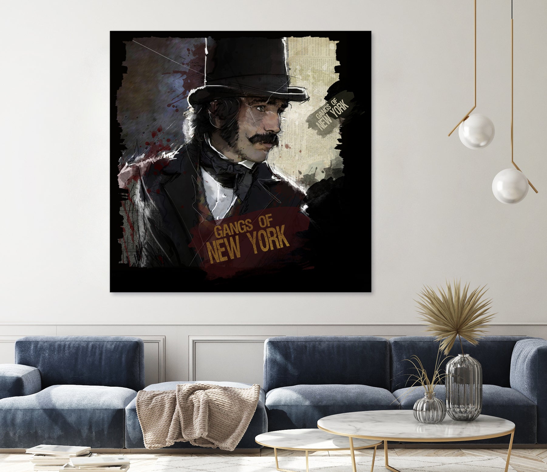 Gangs of New York by Claudio Tosi on GIANT ART - yellow digital painting