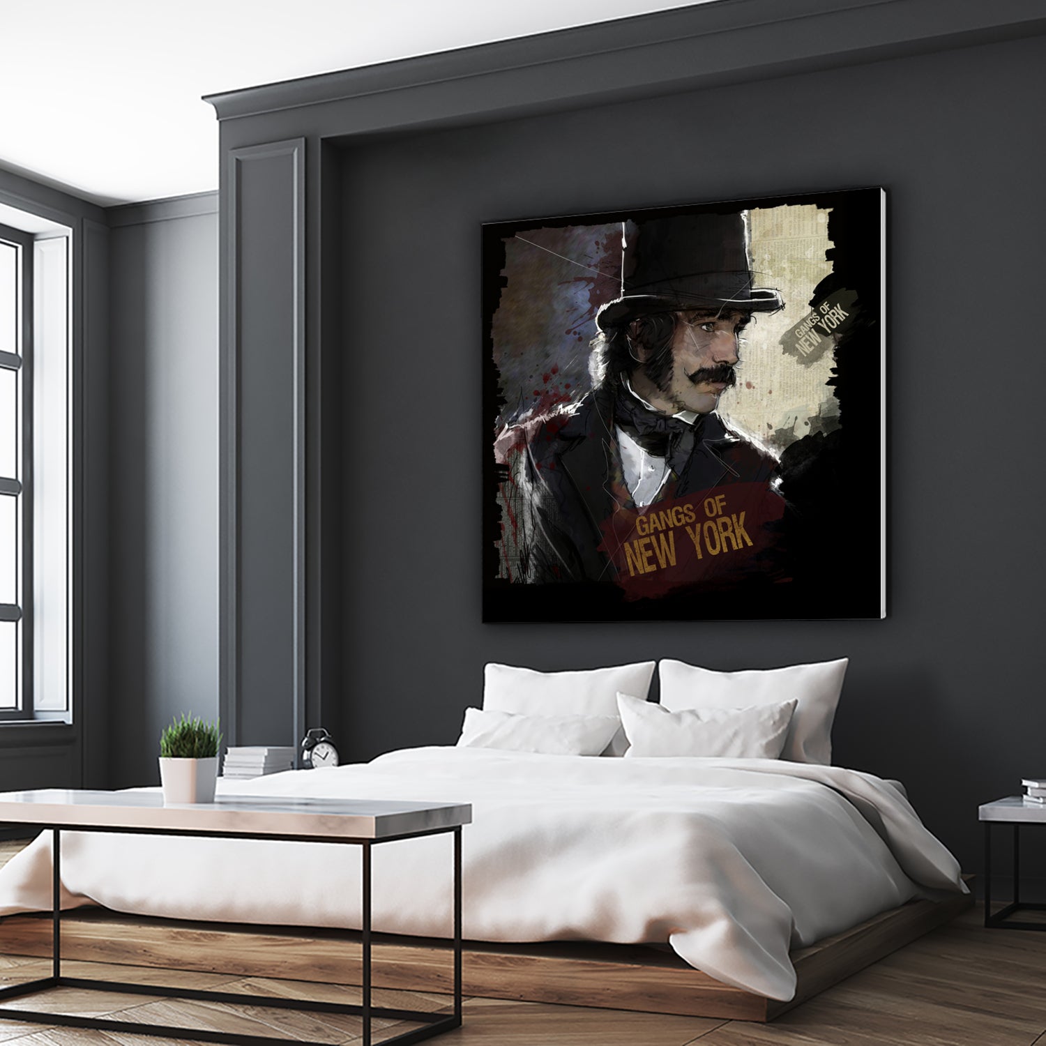 Gangs of New York by Claudio Tosi on GIANT ART - yellow digital painting