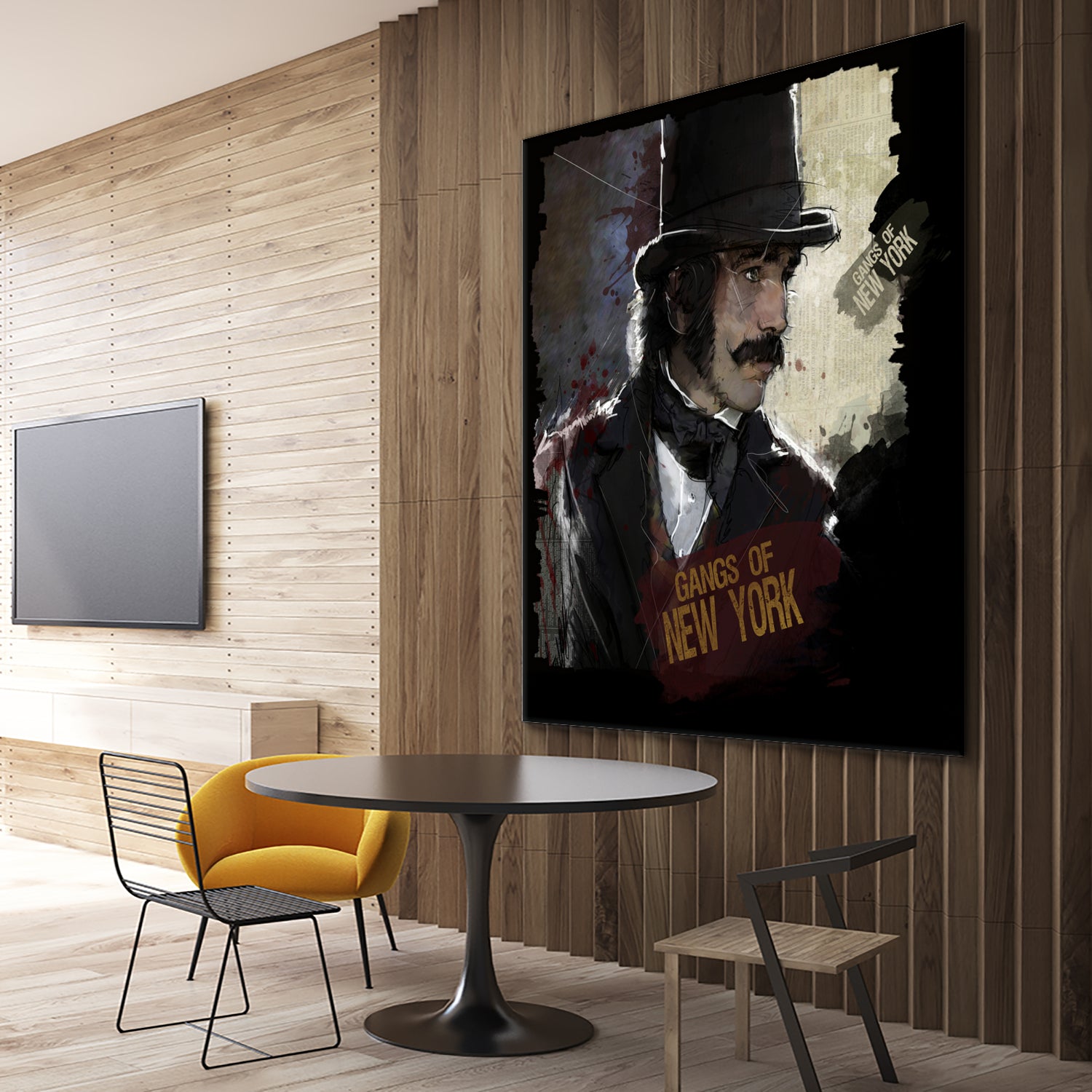 Gangs of New York by Claudio Tosi on GIANT ART - yellow digital painting