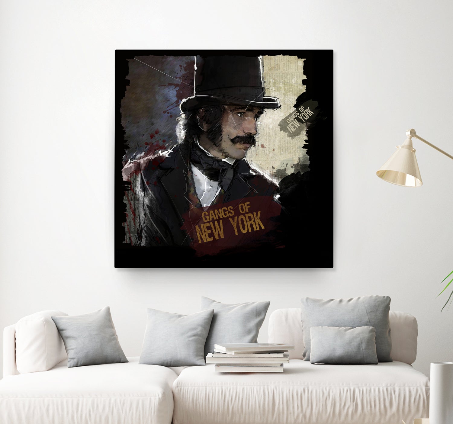 Gangs of New York by Claudio Tosi on GIANT ART - yellow digital painting