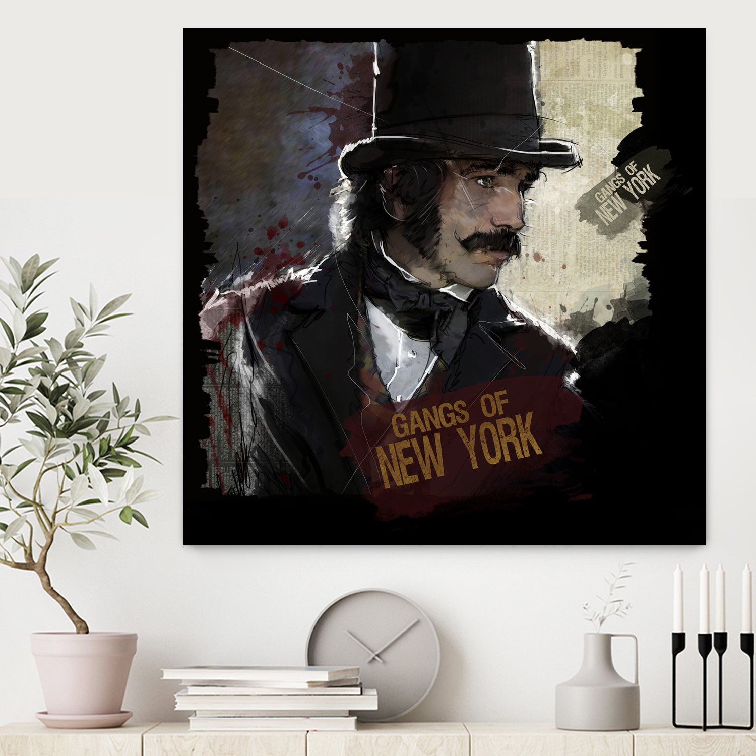 Gangs of New York by Claudio Tosi on GIANT ART - yellow digital painting