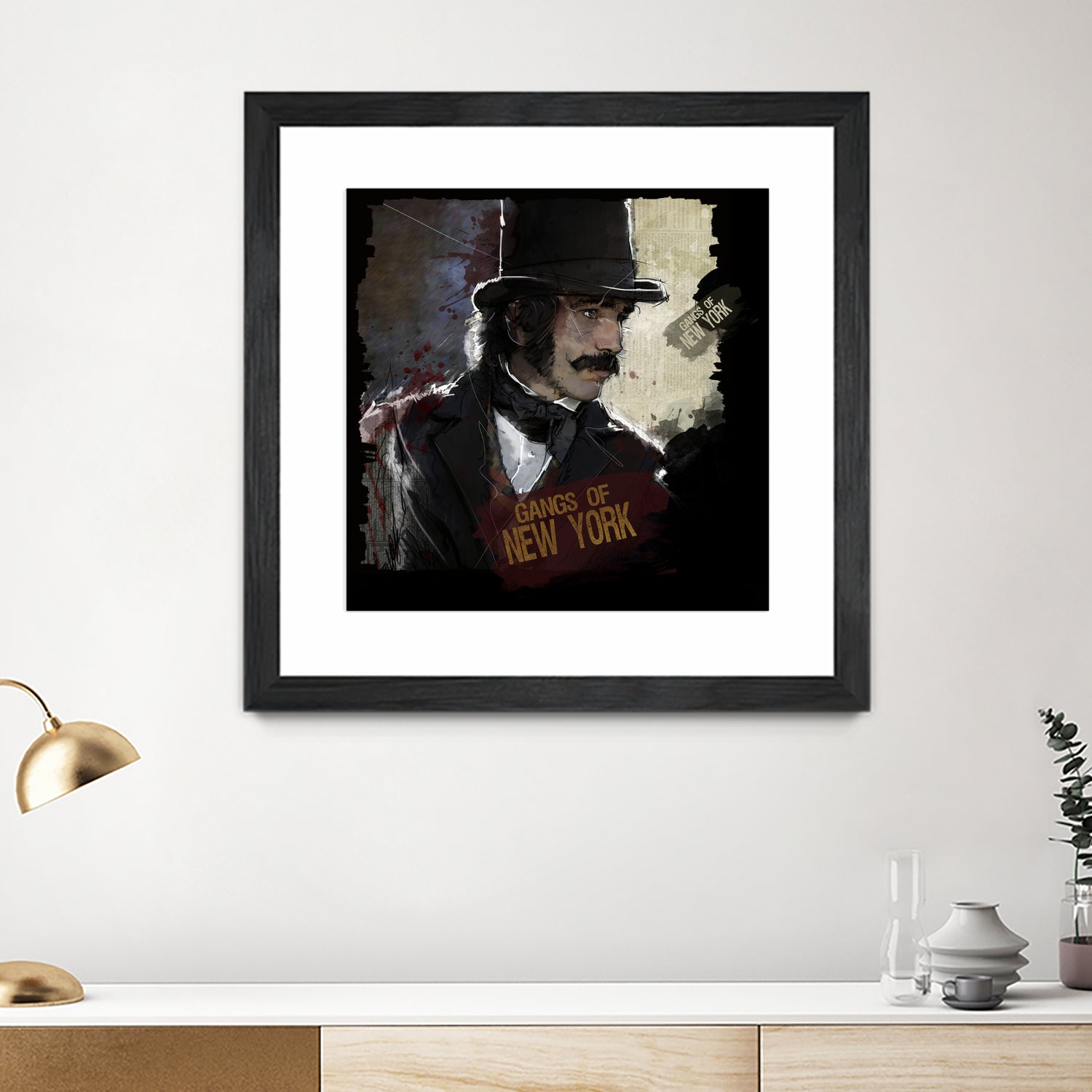 Gangs of New York by Claudio Tosi on GIANT ART - yellow digital painting