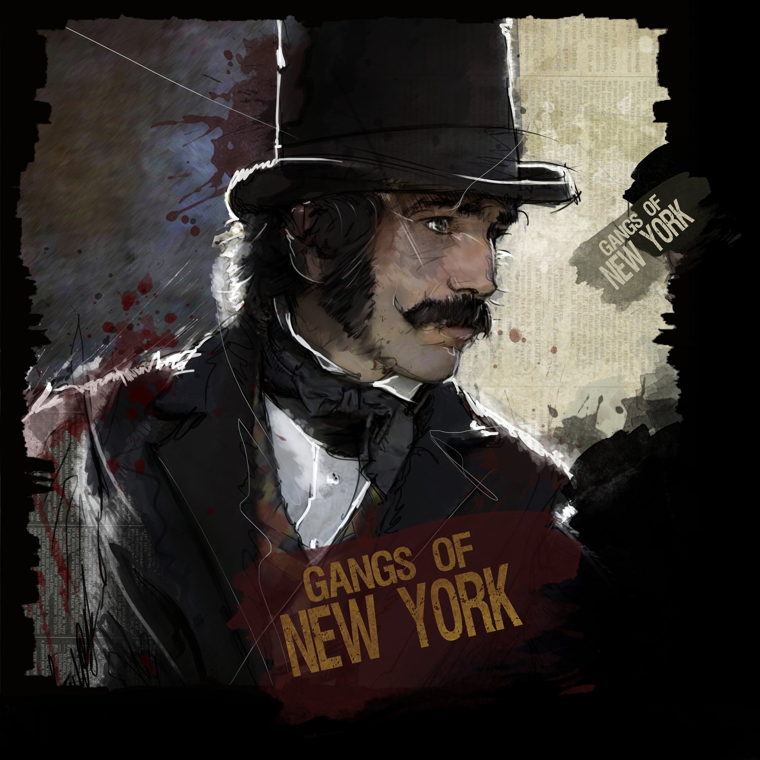 Gangs of New York by Claudio Tosi on GIANT ART - yellow digital painting