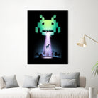 Space Invaders by Vincent Trinidad on GIANT ART - black digital painting