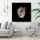 Heart by Jamerson Lima on GIANT ART - black vector illustration