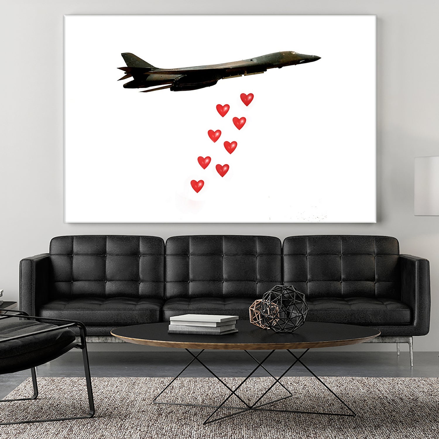 LOVE BOMBER by Michael Benisty on GIANT ART - white photo illustration