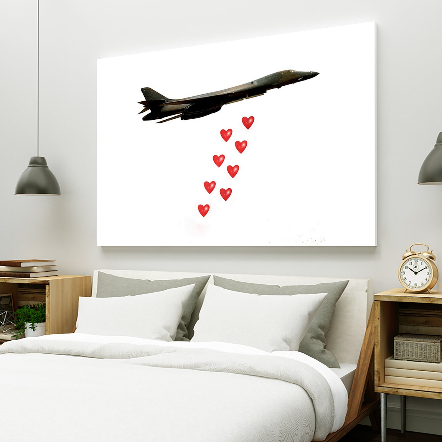 LOVE BOMBER by Michael Benisty on GIANT ART - white photo illustration